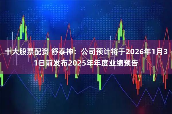 十大股票配资 舒泰神：公司预计将于2026年1月31日前发布2025年年度业绩预告